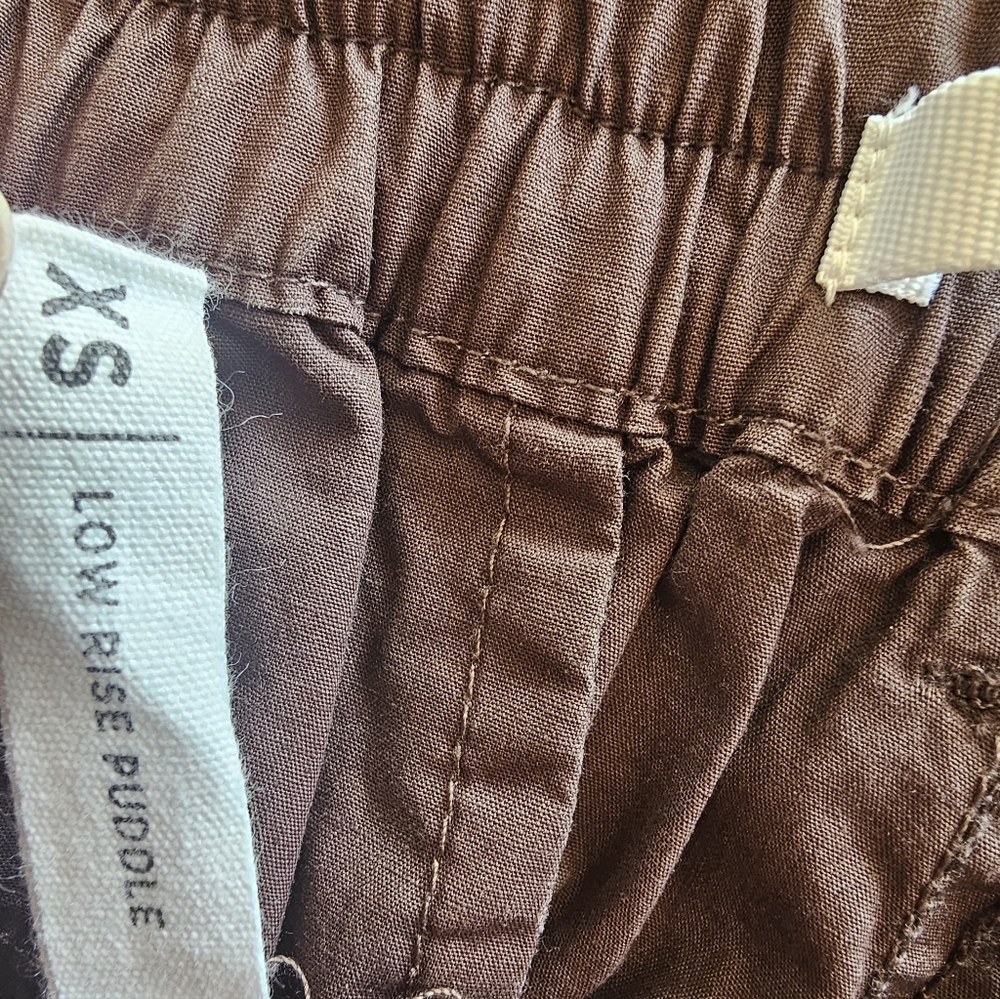 PacSun Brown Cargo Pants Wide Leg Low Rise Size XS - Picture 4 of 6